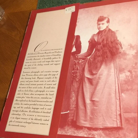 Vintage 1995 “On Women & Friendships” Hardcover. - Picture 7 of 7